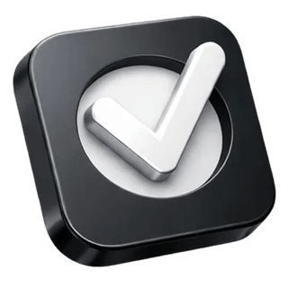 Approval checkmark icon in 3D on the ZenithAccru about page